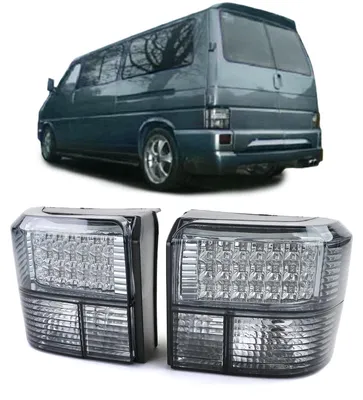 Für VW T4 IV ab 1990-2003 LED Rückleuchten LINKS + RECHTS in Schwarz in der Farbe Schwarz von Carparts-Online GmbH