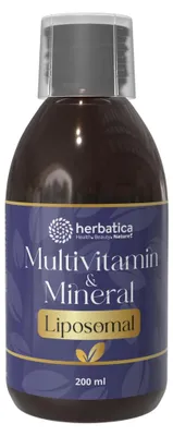 Obrázok produktu pre Lipozomálny Multivitamín & Minerál - 200 ml - Herbatica
