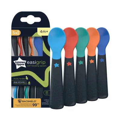 Image de Tommee Tippee Easigrip Cuillère d'auto-alimentation la première cuillère à soupe Set de 5 pcs