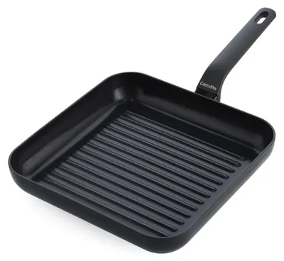 Grillpfanne 28,6 cm, Keramik-Antihaft, induktionsgeeignet, ofenfest bis 160°C