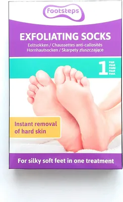 Produktbild von Anti Hornhautsocken / Hornhautentferner gegen Hornhaut und Schrunden am Fuss, 1 Paar