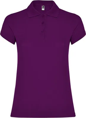 Produktbild von Roly PO6634 | Damen Star Woman Poloshirt, Piqué - Farbe: Purple 71 - Größe: S