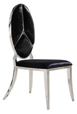 Produktbild von Stuhl Schwarz Neu Stühle Polsterstuhl Sessel Metall Lounge Design Möbel