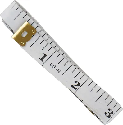 Produktbild von Schneidermaßband, 150 cm lang, Doppelseitiges Faltmaßband, Zentimetermaßband, Verschiedene Farben