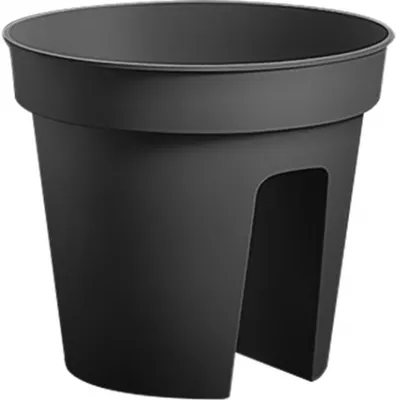Image de balustrade Pot de fleurs Microfix 28 cm anthracite