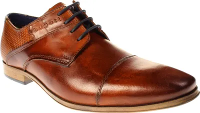 Produktbild von bugatti MORINO 312-42001-2100 - Herren Business-Halbschuhe Schnürer - 6300-cognac, Größe:42 EU