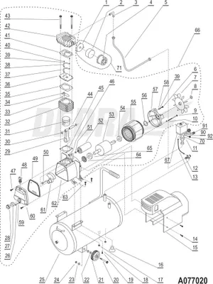 Produktbild von Kompletter Antriebsstrang XA077020.66