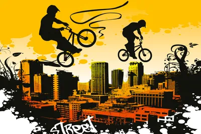 Produktbild von Fototapete - Bicycle 375x250cm - Vliestapete