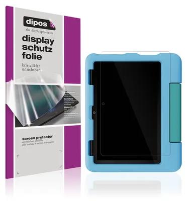 Produktbild von 2x Schutzfolie für Amazon Fire HD 8 Kids 2024 klar Displayschutzfolie Folie Display Schutz dipos