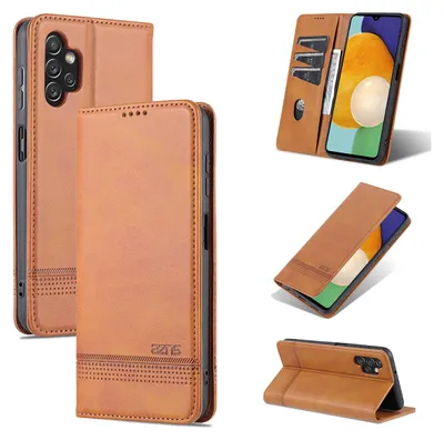 Obrázek produktu pro Kožené pouzdro Galaxy A13 4G, flipové pouzdro Wallet Case s magnetickým zavíráním a stojánkem pro Samsung Galaxy A13 4G Brown