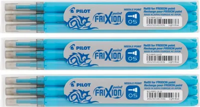 Produktbild von Pilot FriXion Point Ersatzminen 0.5 hellblau - 9er-Set