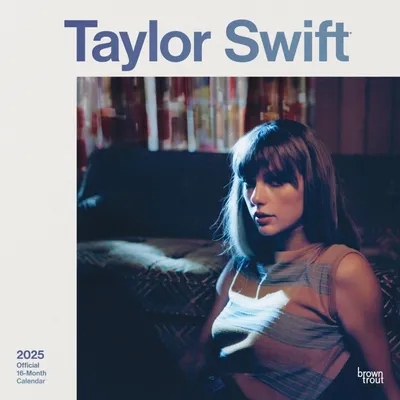 Obrázek produktu pro BrownTrout Taylor Swift OFFICIAL | 2025 30,5 x 61 cm měsíční nástěnný kalendář