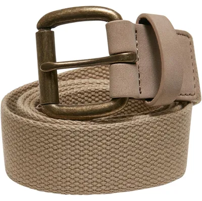 Obrázek produktu pro Pánský opasek Urban Classics Eyelet Canvas Belt beige - L/XL