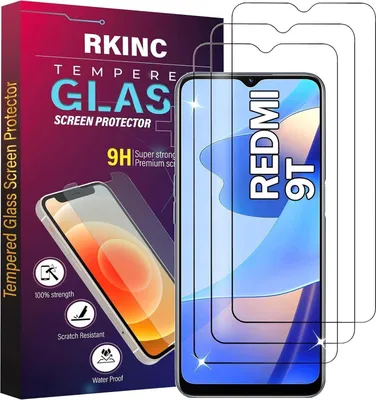 Immagine prodotto di 3x protezione dello schermo in vetro blindato per Xiaomi Redmi 9T / Poco M3