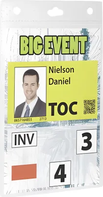 Obrázok produktu pre DURABLE Event-Namensschild A6 20 Stück transparent