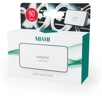 Produktbild von Lufterfrischer VINOVE MIAMI ORIGINAL Auto Duftparfum 90 Tage Haltbarkeit