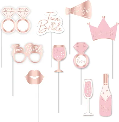 Produktbild von Foto-Requisiten Team Bride 10-teilig
