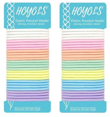Zdjęcie produktu dla HOYOLS Gumki do włosów Uchwyt na kucyk dla dziecka 56 szt. 4 mm