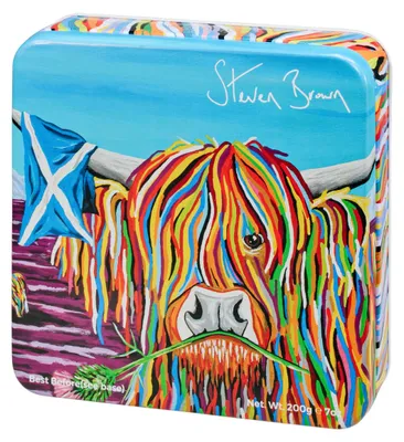 Produktbild von Steven Brown Hamish Mc Coo Malt Whisky Fudge in Geschenkdose 200g