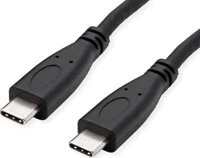 Image de ROLINE 11.02.9057 Câble USB 3.2 Gen 2 (3.1 Gen 2) 1 m USB C Noir