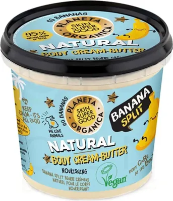 Zdjęcie produktu dla Natura Siberica Haut Super Good Naturalny krem do ciaa Banana Split 360ml