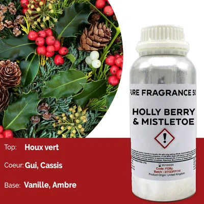 Productafbeelding van Pure geurolie met hulstbes en maretak - 500 ml