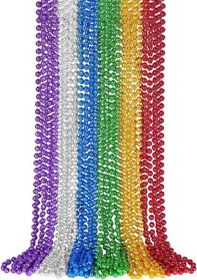 Immagine prodotto di Ghirlande metalliche per le feste - 24 pezzi - 83 cm - 7 mm - vari colori