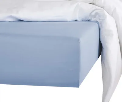 Produktbild von spannbettlaken Olivia 140 x 200 cm Baumwolle blau