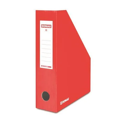 Immagine prodotto di Portariviste, rosso, cartone, 80 mm, DONAU, 7649201-04FSC