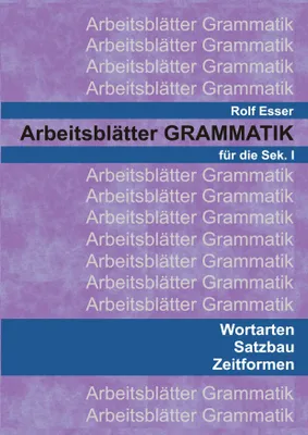 Produktbild von Arbeitsblätter GRAMMATIK