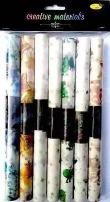 Produktbild von Transparentes bedrucktes Papier 25x35cm 7Stück