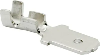 Produktbild von 100x Kabelschuh 6,3 mm - Verzinnter Stecker - Schnellanschlussklemme für elektrische Kabel - 100 Stück [05294].