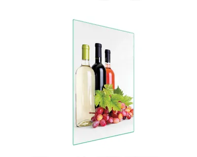 Image de Planche à découper en verre 35x52 Vin