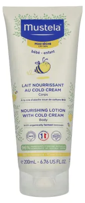 Immagine prodotto di Mustela Lozione nutriente pelle secca Crema fredda corpo