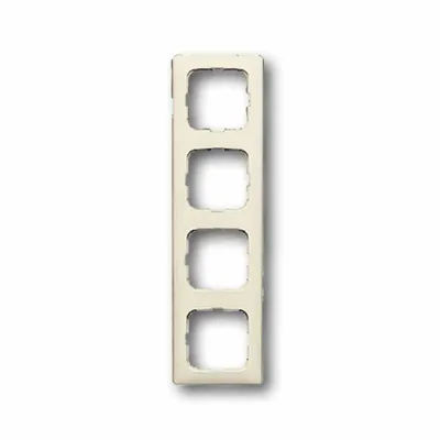 Produktbild von BJ Duro 2000 SI Rahmen 2514-212K-102 4fach für Kanalinstallation weiss