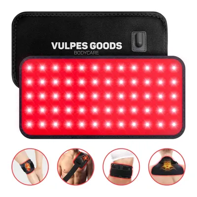 Produktbild von Vulpes Goods Infrarot Therapie Gürtel, Infrarottherapie, Wärmeband, Rücken, Schultern, Nacken, Beine, Rotlichttherapie (660 nm), Nahinfrarot (850 nm)