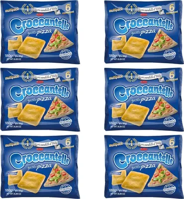 Produktbild von 6x Croccantelle Gusto Pizza multipack 210 g(6 Umschläge) aus italien