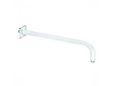 Produktbild von Kludi KLUDI A-QA Wand-Brausearm 400 mm eckige Wandrosette chrom/weiß