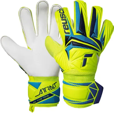 Produktbild von Reusch Torwarthandschuhe Attrakt Solid mit hochelastischem, sicherem Verschluss 2005 safe yellw/sharp blue 8