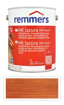 Obrázek produktu pro REMMERS HK lazura - ochranná lazura na dřevo pro exteriér 5 l Teak