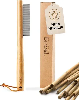 Obrázek produktu pro Hřeben na blechy – hřeben na vši pro psy a kočky | Hřeben pro kočky | Hřeben na blechy pro psy | Hřeben na blechy pro domácí mazlíčky | Hřeben na vši pro kočky od PiuPet®.