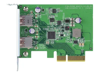 Obrázek produktu pro QNAP QXP-10G2U3A - USB adaptér - PCIe 2.0 x2 nízkoprofilový