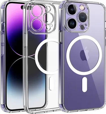 Produktbild von Co2 Magnetisches Etui Klar Etui Verstärkt Für Magsafe iPhone 15 Pro Max