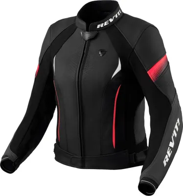 Image de Veste moto en cuir Revit Xena 4 pour femme, noir/rose, 44