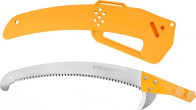 Image de Lame de rechange Silky pour scie télescopique Hayate 420mm, 6,5 dents grossières, avec faucille, douille et housse de protection