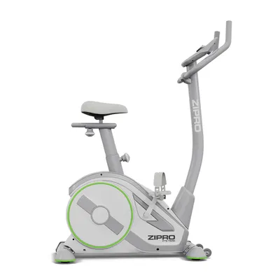 Produktbild von Zipro Ergometer Fahrrad Rave White – Elektromagnetischer Heimtrainer in Weiß App-Steuerung Zwift Verstellbarer Lenkerwinkel & Sattel Watt-Programm