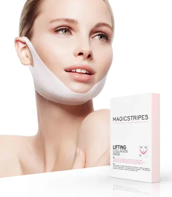 Imagen del producto de Magicstripes, Mascarilla de Colágeno Antiedad / Caja con 5 unidades