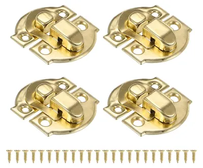 Productafbeelding van Doosslot Tuimelsluiting - Goud - Metaal - 29 x 27 mm