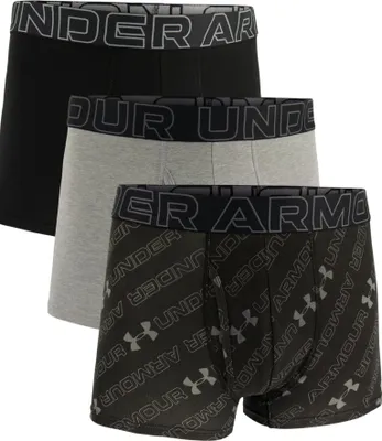 Obrázek produktu pro Boxerky Under Armour M Perf Bavlna Nov 3in - Black Black M