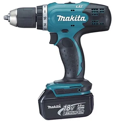 Immagine prodotto di Makita DDF453SYE - Trapano/avvitatore a batteria - 2 velocità - chiave autocentrante 13 mm - 42 N-m